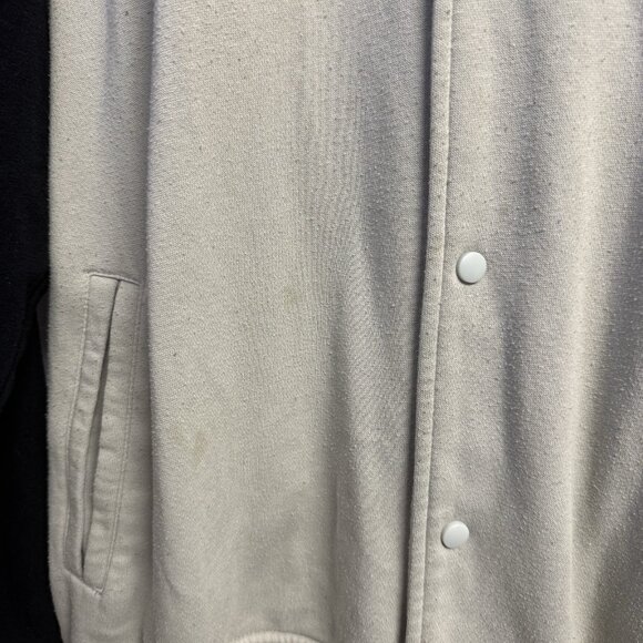 Vintage Famous Stars & Straps Hoodie Sweatshirt Mens XL 27x29 Y2K Gray Snap - Picture 5 of 16